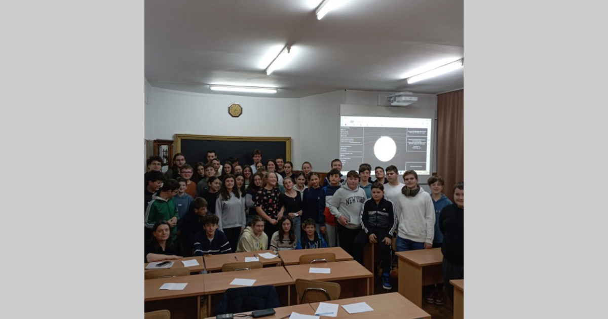 7th grade pupils from a school in Sălaj County